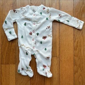 Carter's Christmas Snap-Up Thermal Sleep & Play Footed Pajama